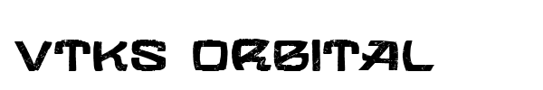 VTKS Orbital font preview